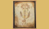 Das Foto zeigt die Zeichnung "Angelus Novus" von Paul Klee Die Engel im Blick – Walter Benjamin und Paul Klees „Angelus novus"